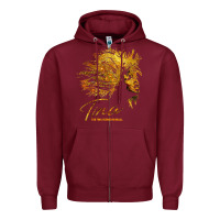 Burgundy tina the tina turner musical Zipper Hoodie - artisFamous