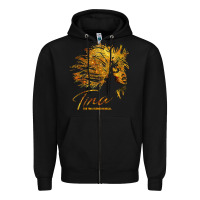 Black tina the tina turner musical Zipper Hoodie - artisFamous