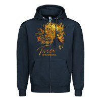 Navy tina the tina turner musical Zipper Hoodie - artisFamous