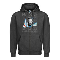 Charcoal Heather christopher walken Zipper Hoodie - artisFamous