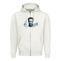 Oatmeal Heather christopher walken Zipper Hoodie - artisFamous