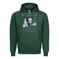 Sports Green christopher walken Zipper Hoodie - artisFamous