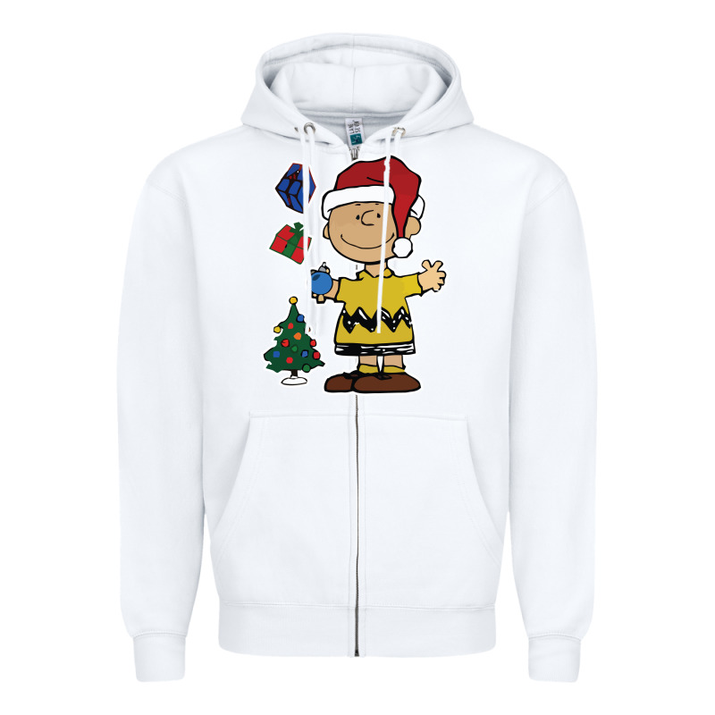 Charlie Brown Christmas Gifts Zipper Hoodie by artisFamous | Teevron