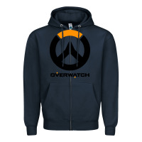 Navy speed overwatch game Zipper Hoodie - artisFamous