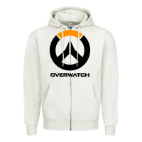 Oatmeal Heather speed overwatch game Zipper Hoodie - artisFamous