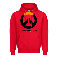 Red speed overwatch game Zipper Hoodie - artisFamous