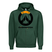 Sports Green speed overwatch game Zipper Hoodie - artisFamous