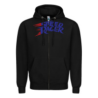Black blue speed racer 80s   speed racer Zipper Hoodie - artisFamous