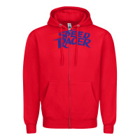 Red blue speed racer 80s   speed racer Zipper Hoodie - artisFamous