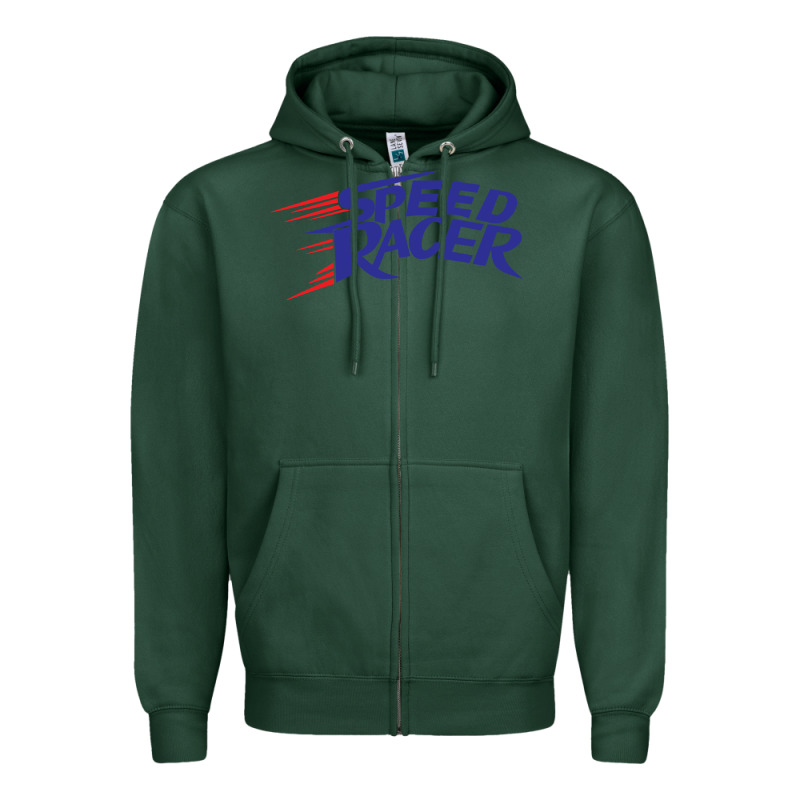 Blue Speed Racer 80s   Speed Racer Zipper Hoodie by artisFamous | Teevron