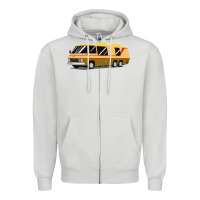 Dove Grey 1970s gmc motorhome gmc motorhome Zipper Hoodie - artisFamous