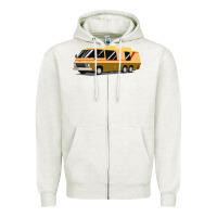 Oatmeal Heather 1970s gmc motorhome gmc motorhome Zipper Hoodie - artisFamous
