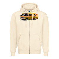 Sandshell 1970s gmc motorhome gmc motorhome Zipper Hoodie - artisFamous
