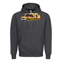 Smoke 1970s gmc motorhome gmc motorhome Zipper Hoodie - artisFamous