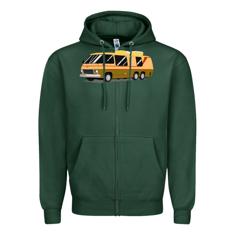 1970s Gmc Motorhome Gmc Motorhome Zipper Hoodie by artisFamous | Teevron