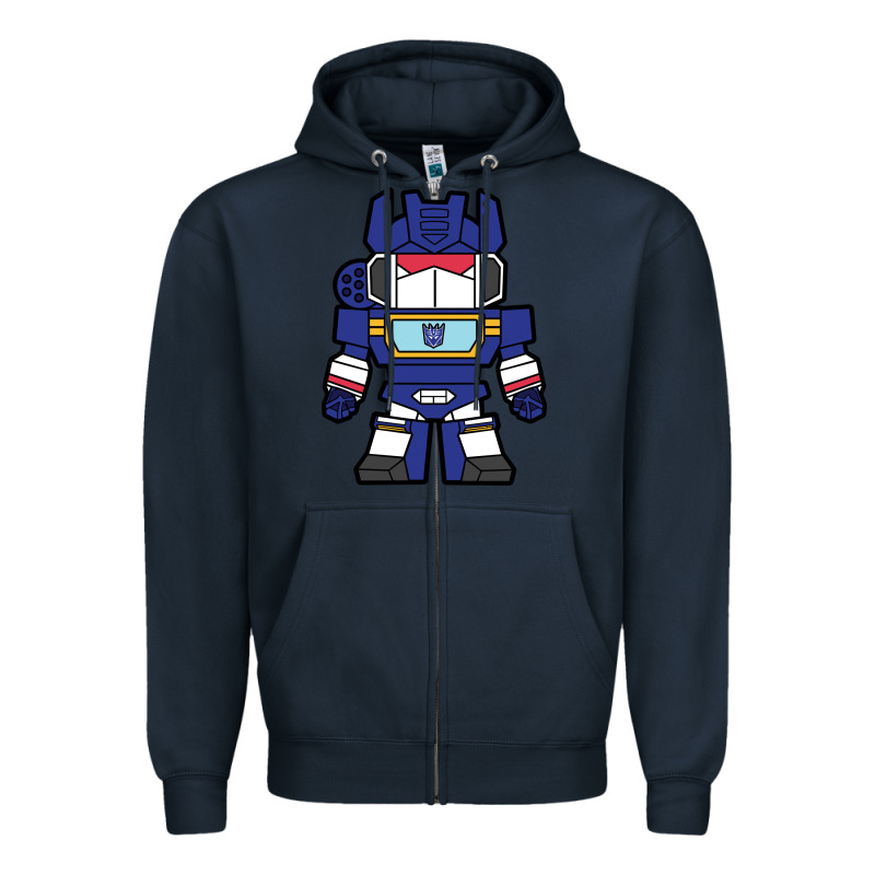 Soundwave Transformers Chibi Zipper Hoodie by artisFamous | Teevron