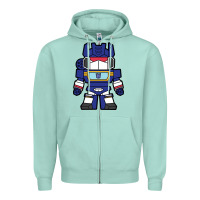 Seafoam soundwave transformers chibi Zipper Hoodie - artisFamous