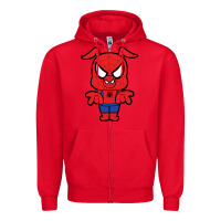 Red spider ham Zipper Hoodie - artisFamous