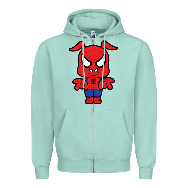 Spider Ham Zipper Hoodie by artisFamous | Teevron