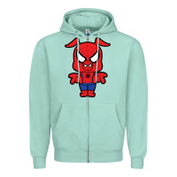 Seafoam spider ham Zipper Hoodie - artisFamous