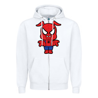 White spider ham Zipper Hoodie - artisFamous