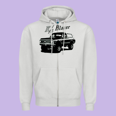 1971 K5 Blazer K5 Blazer Zipper Hoodie Designed By Artisfamous