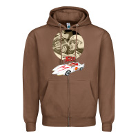 Chestnut go speed racer go go!!!   speed racer Zipper Hoodie - artisFamous