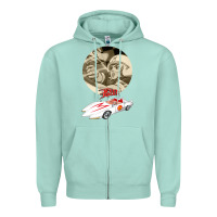 Seafoam go speed racer go go!!!   speed racer Zipper Hoodie - artisFamous