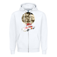 White go speed racer go go!!!   speed racer Zipper Hoodie - artisFamous