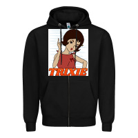Black go trixie go!   speed racer Zipper Hoodie - artisFamous