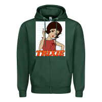 Sports Green go trixie go!   speed racer Zipper Hoodie - artisFamous