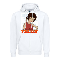 White go trixie go!   speed racer Zipper Hoodie - artisFamous