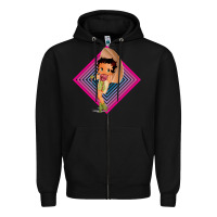 Black betty boop Zipper Hoodie - artisFamous