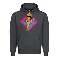 Smoke betty boop Zipper Hoodie - artisFamous