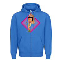 True Royal betty boop Zipper Hoodie - artisFamous