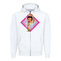 White betty boop Zipper Hoodie - artisFamous
