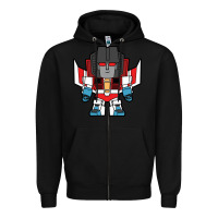 Black starscream chibi Zipper Hoodie - artisFamous