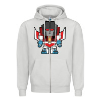 Dove Grey starscream chibi Zipper Hoodie - artisFamous