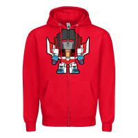 Red starscream chibi Zipper Hoodie - artisFamous