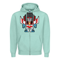 Seafoam starscream chibi Zipper Hoodie - artisFamous