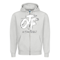 Dove Grey OTF Zipper Hoodie - artisFamous