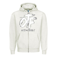 Oatmeal Heather OTF Zipper Hoodie - artisFamous