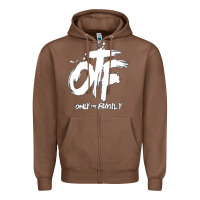 Chestnut OTF Zipper Hoodie - artisFamous