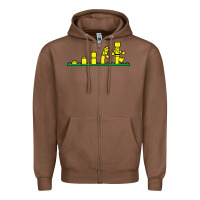 Chestnut evolution of lego Zipper Hoodie - artisFamous