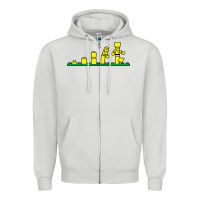Evolution Of Lego Zipper Hoodie | Teevron