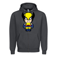 Smoke wolverine Zipper Hoodie - artisFamous