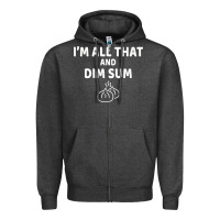 Charcoal Heather all that and dim sum dumplings dim sum gift Zipper Hoodie - artisFamous