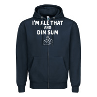 Navy all that and dim sum dumplings dim sum gift Zipper Hoodie - artisFamous