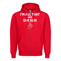 Red all that and dim sum dumplings dim sum gift Zipper Hoodie - artisFamous