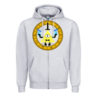 Heather Grey always watching  alternate  gravity falls Zipper Hoodie - artisFamous